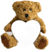 Persönliches Fotoherz mit Teddy